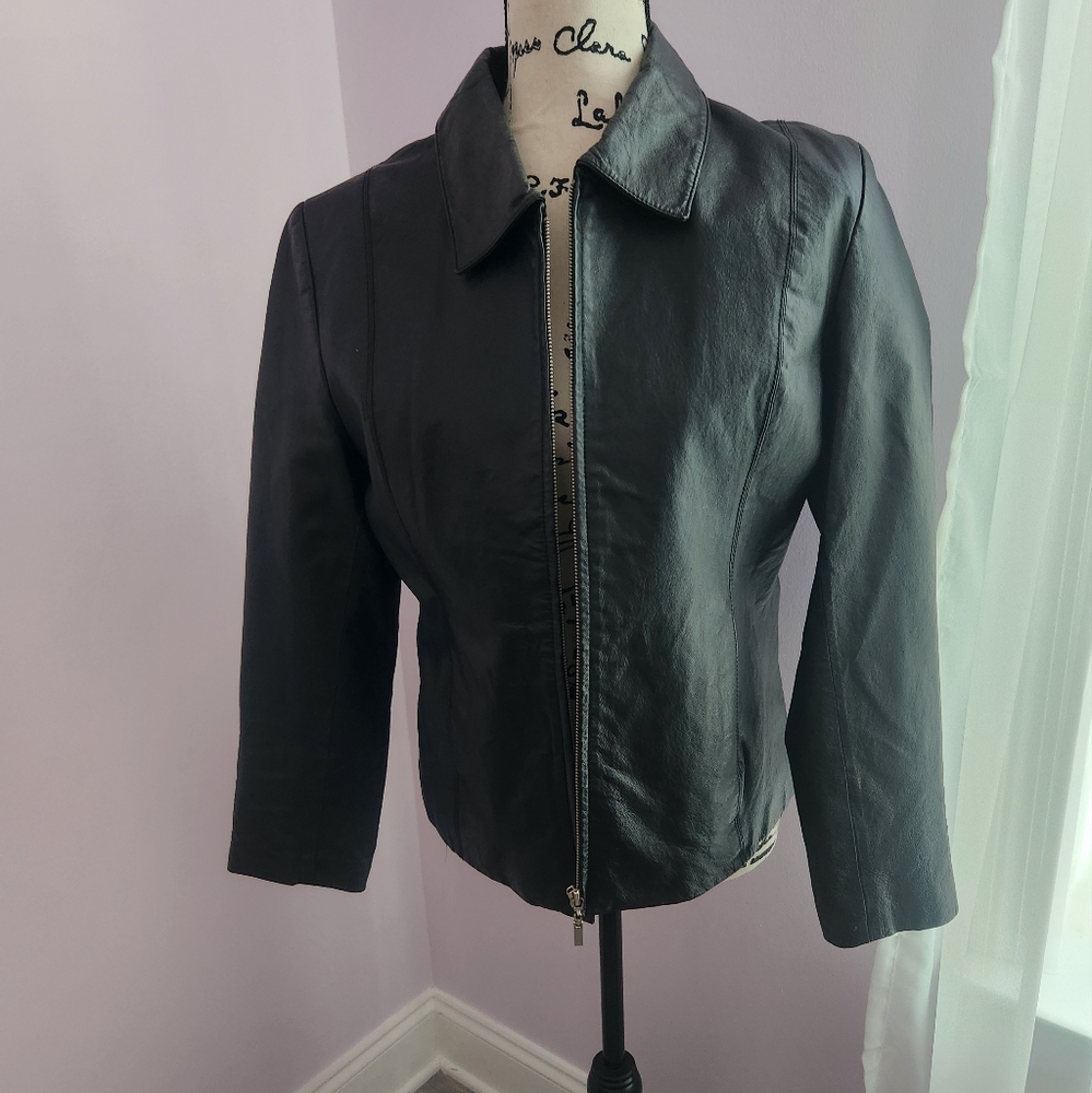 Adler Collection Leather Jacket size Large
